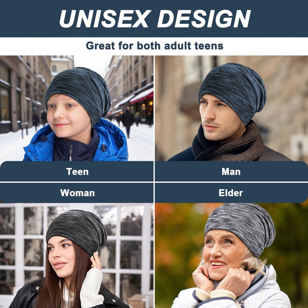 flintronic Berretto Uomo Donna Invernali, Invernale Leggero Unisex in Cotone, per Sci Running Ciclismo