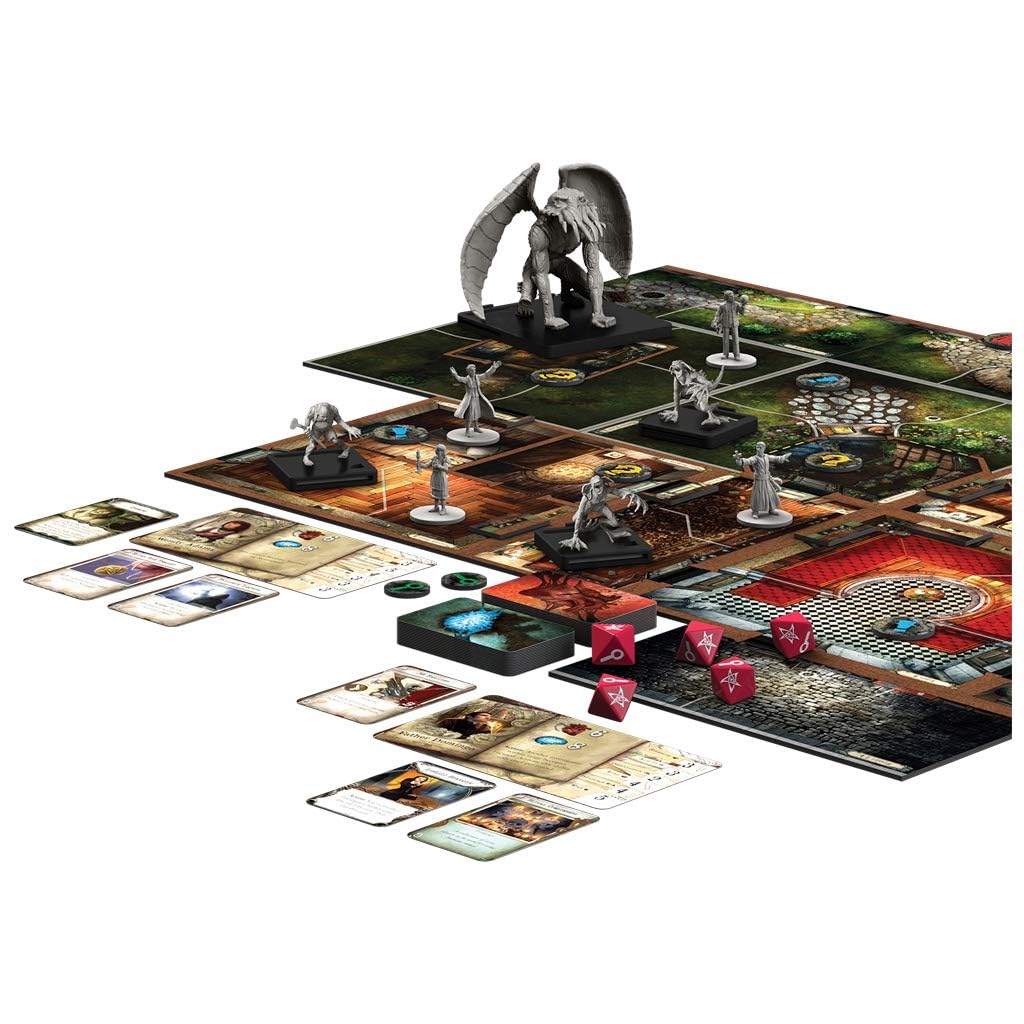 Asmodee Las Mansiones de la Locura Segunda Edición, Juego de Mesa Cooperativo de Investigación y Terror, A Partir de 14 Años, De 1 a 5 Jugadores, 2-3 Horas, Español