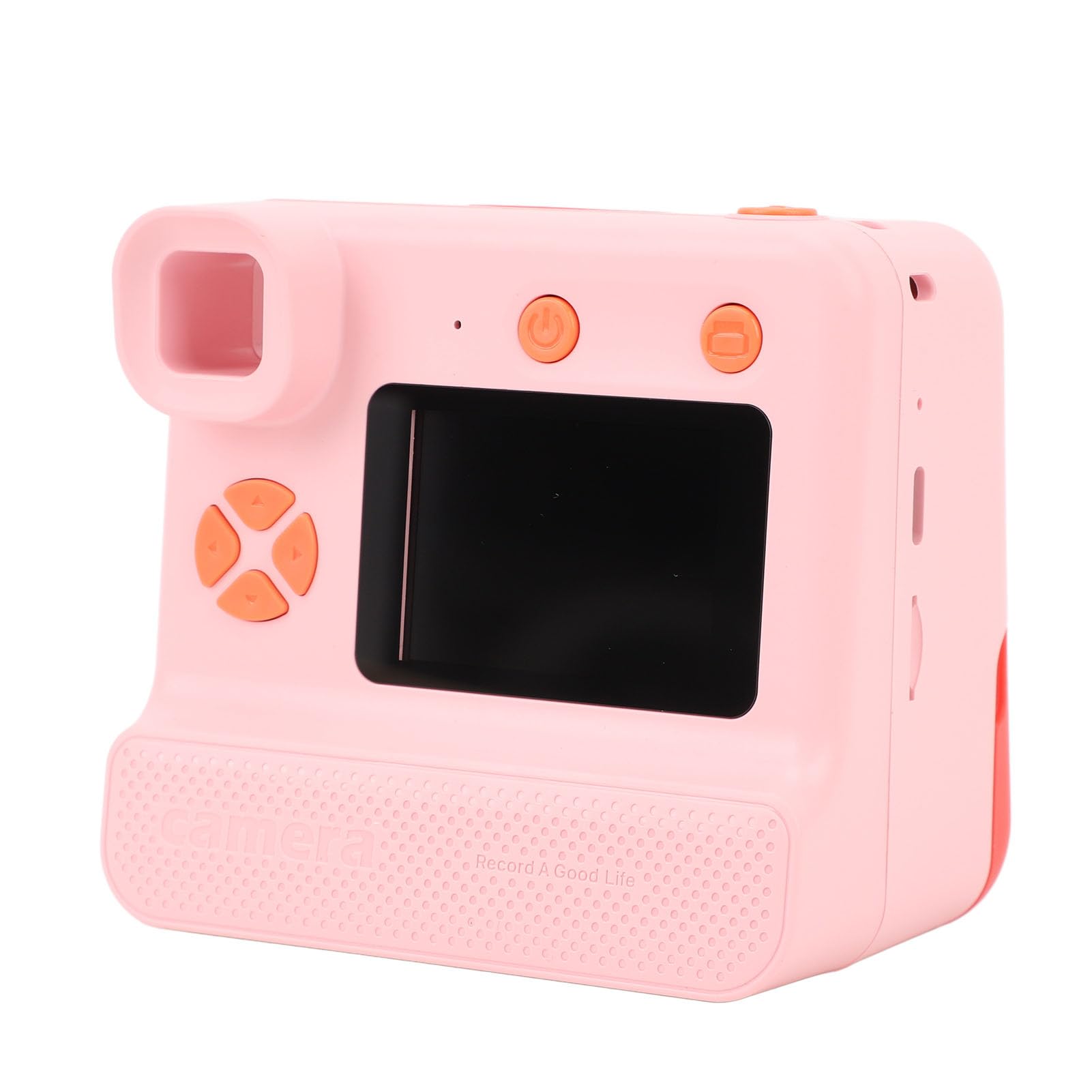 Caméra pour Enfants, Affichage Couleur HD, Lentille Rotative, Thermique, Appareil Photo Numérique pour Enfants (Pink)