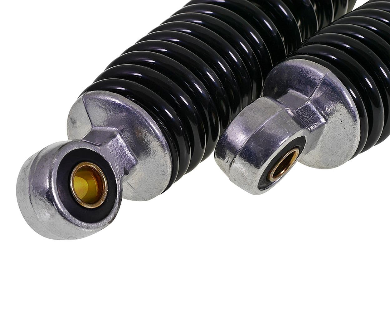 2EXTREME juego amortiguadores 320 mm ajustables negros compatible con Puch Condor 50 2T AC, Maxi S/N 50 2T AC – suspensión mejorada