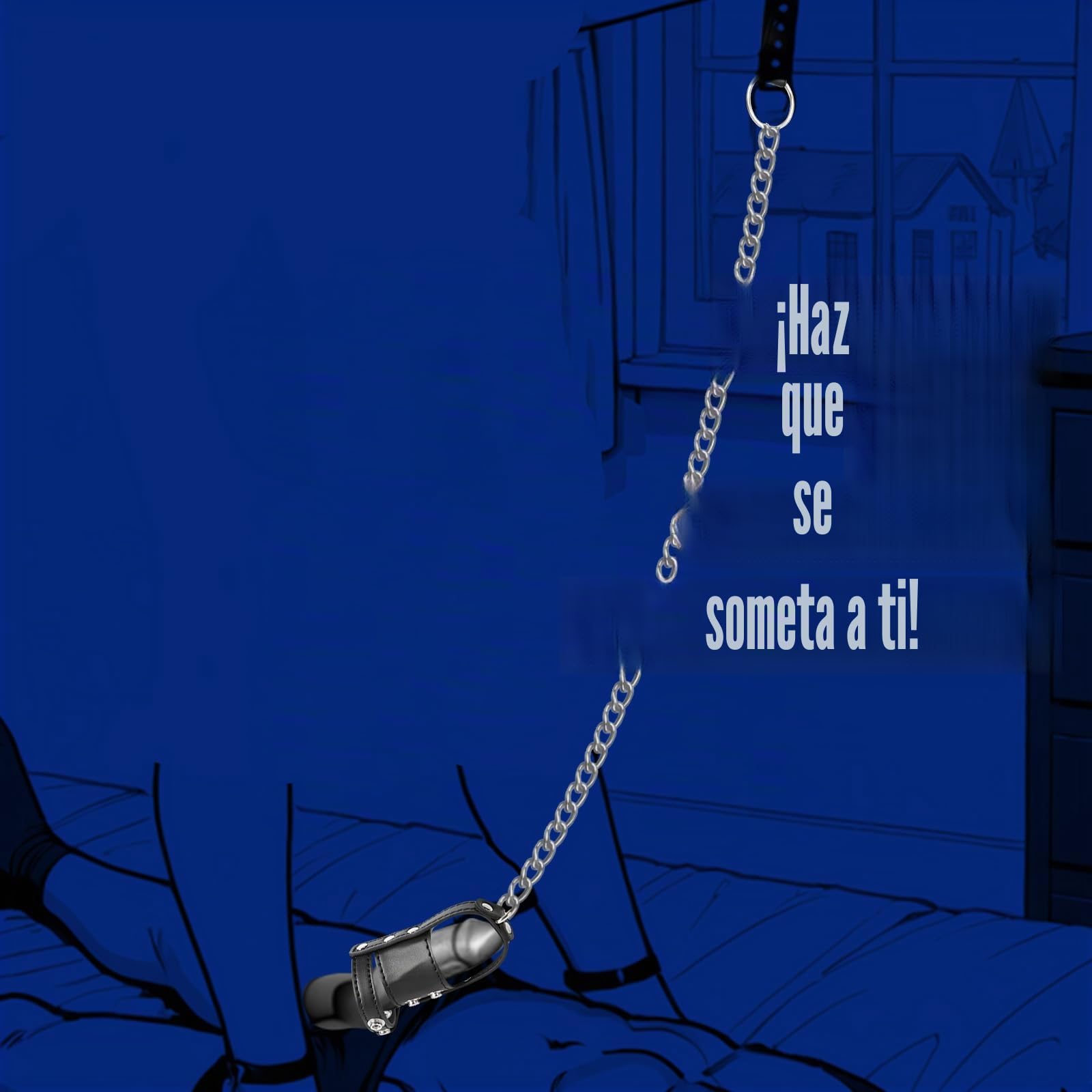 CBT Tortura De TestíCulos Funda Para Pene De Cuero Con Correa Juguetes BDSM Extremos Esclava CinturóN De Castidad Para Hombres Funda Para Pene Collar De Cuero SM Duro Juguetes Para Hombres