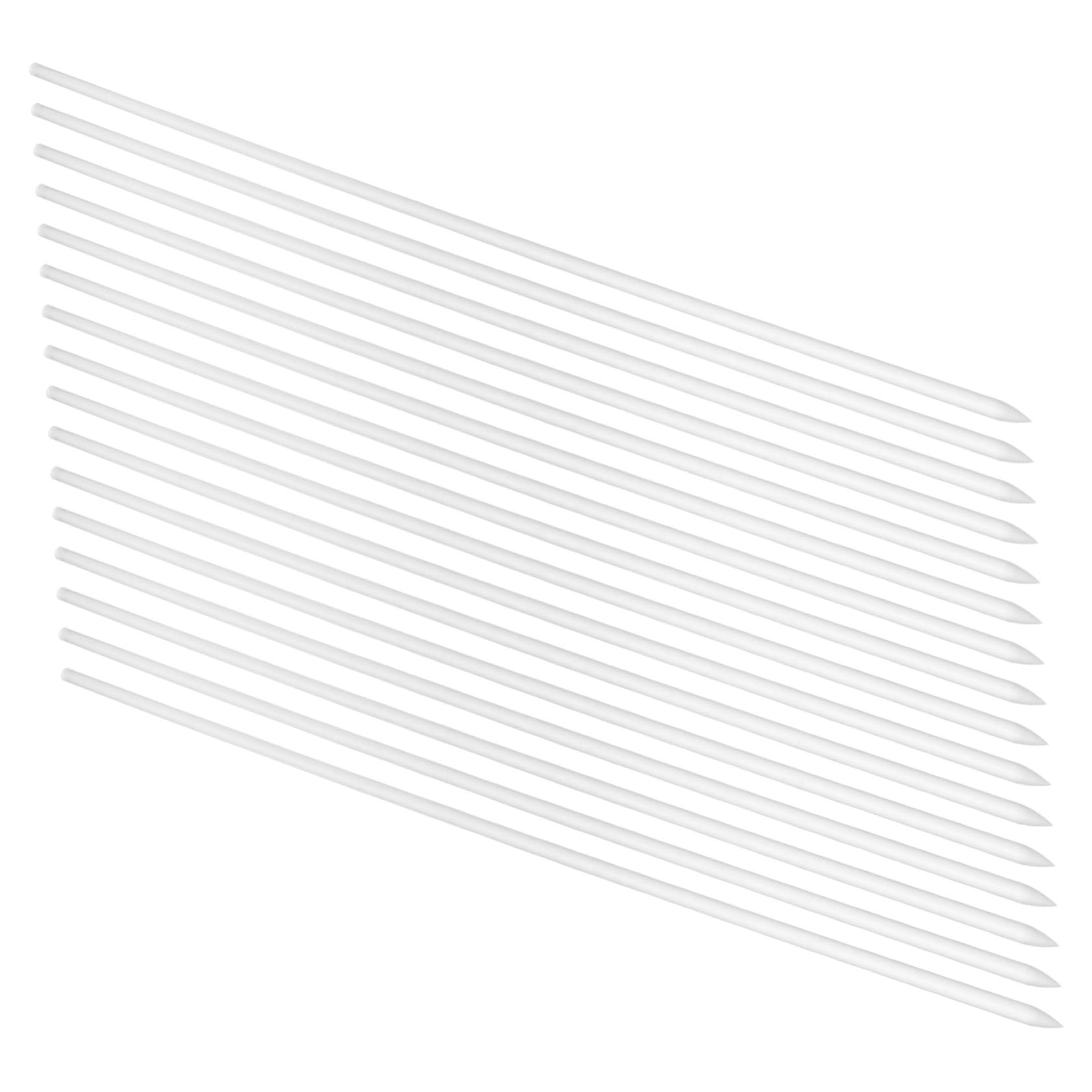BESTonZON 2 Ensembles Support De Plantes Acrylique Transparent Lot de Piquets pour Fleurs Et Plantes Grimpantes Système De Soutien Vertical pour Et Intérieur 16 Pièces * 2