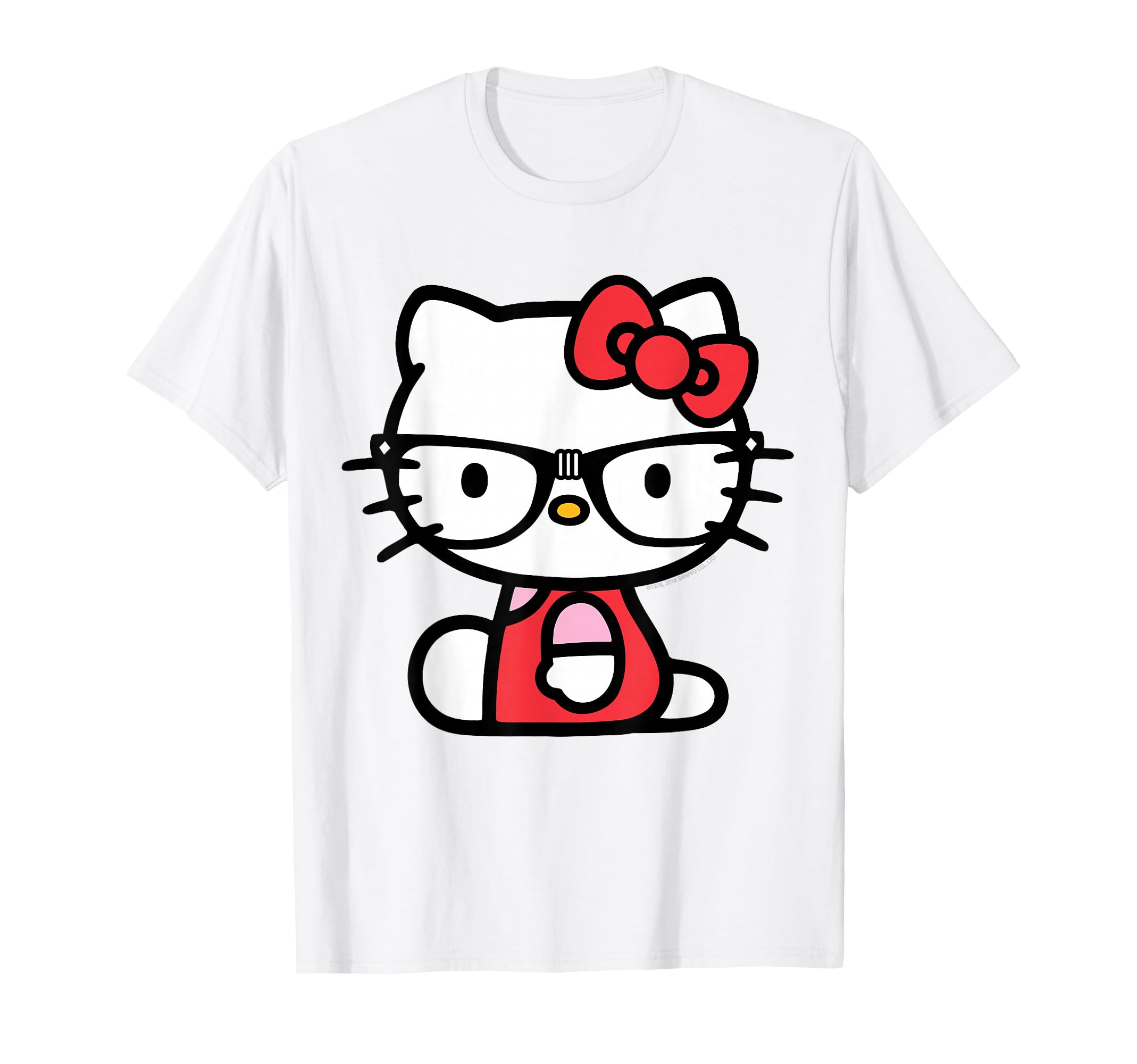 Hello Kitty Nerd Glasses Tee Shirt T-Shirt