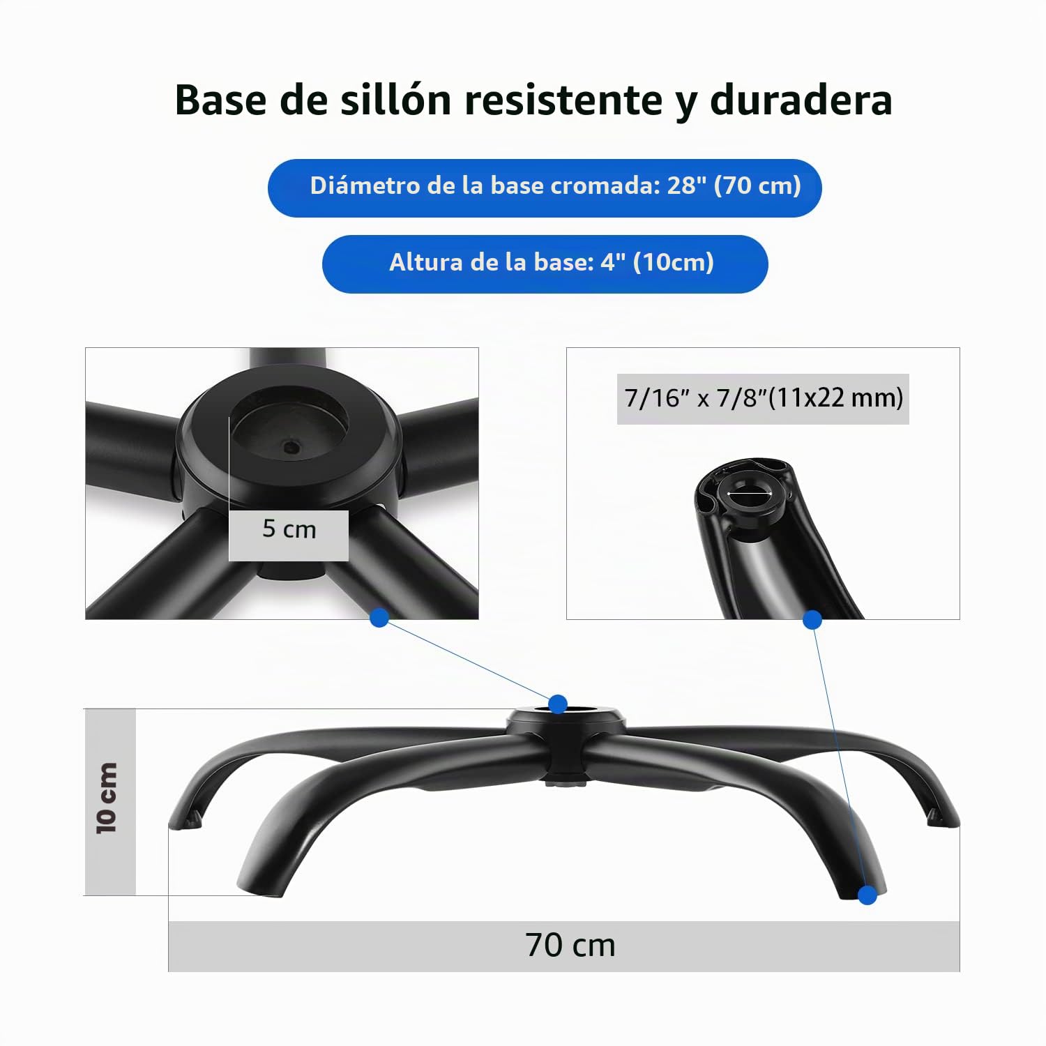 Mastery Mart Accesorios para sillas de Oficina