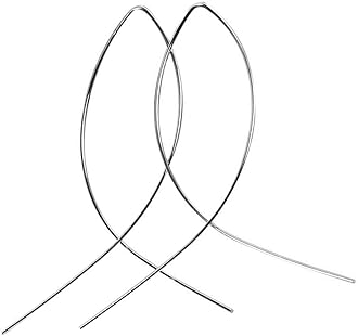 Earring Hoop Stud Drop & Dangle, Fashion Women Long Cross Fish Line Dropping Earring Handmade Art Jewelry Gift for Women Teen Girls Birthday Christmas Friends Gift