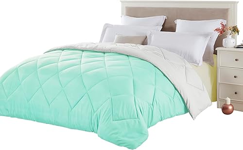 Miniatura 10 de Seward Park Edredón reversible tamaño matrimonialqueen, ropa de cama para niñas, colcha ligera de microfibra con relleno de microfibra para todas