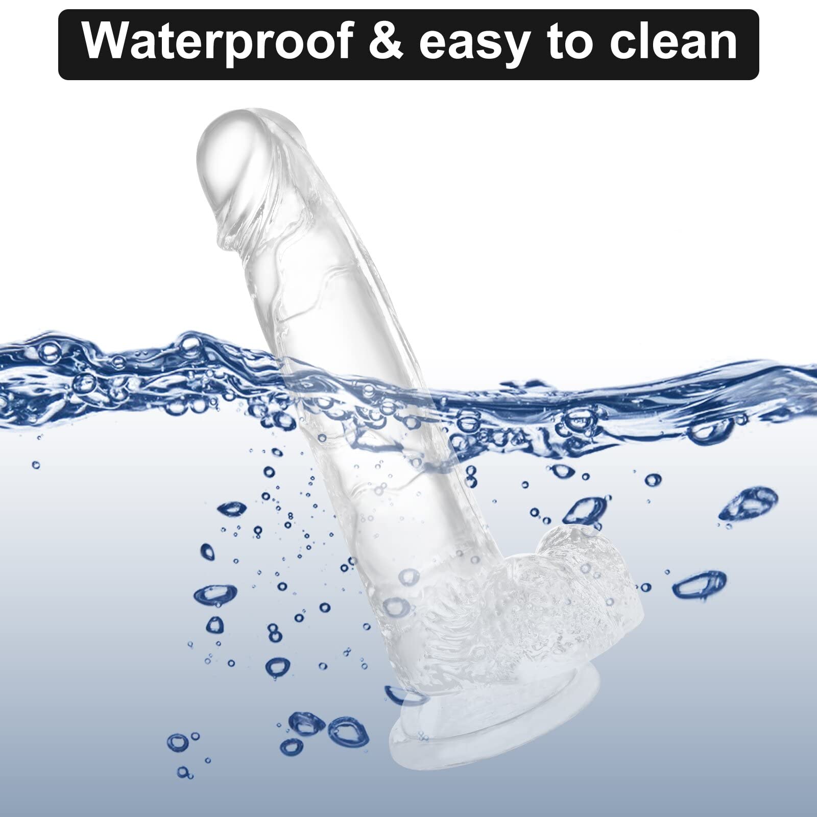 Amazon.com: 7.1 Dildo Realistic Clear Silicone Suction Cup Aldut Sex ToyHuman  Safety Material, Suitable for Women/Men/Gay, Adult Toys for Women or  Beginer (Transparent) : Health & Household