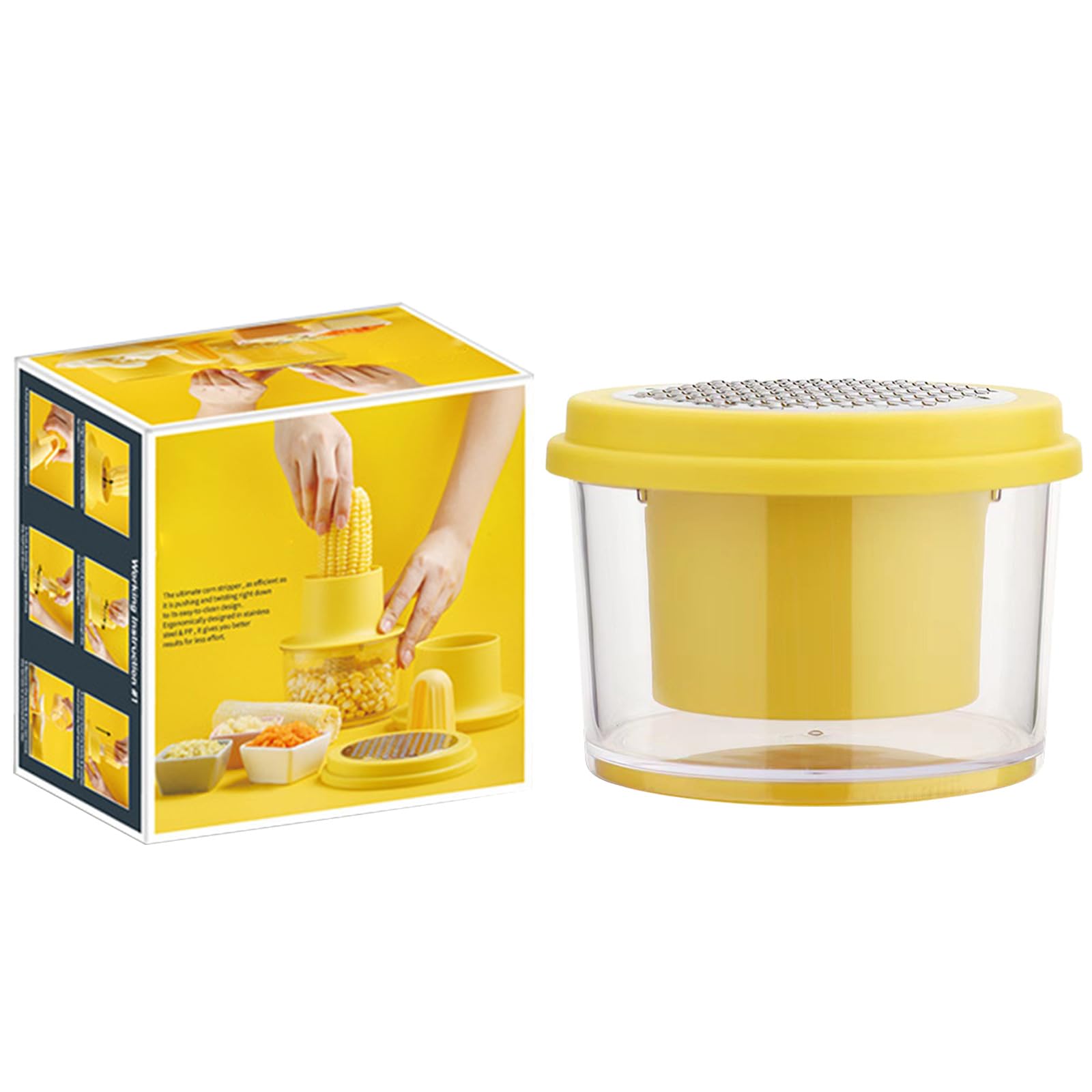 Kalttoy Efficient Corn Removers Easy to Use Corn Stripping Tool Kernel Removers Desilker for Restaurant Peeler