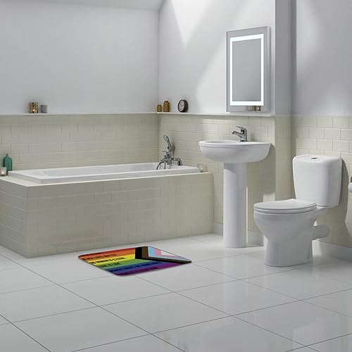 Miniatura 8 de Science is Real Progress Pride, Felpudo de bienvenida LGBT para el hogar, divertido felpudo de regalo de inauguración de la casa, tapete de