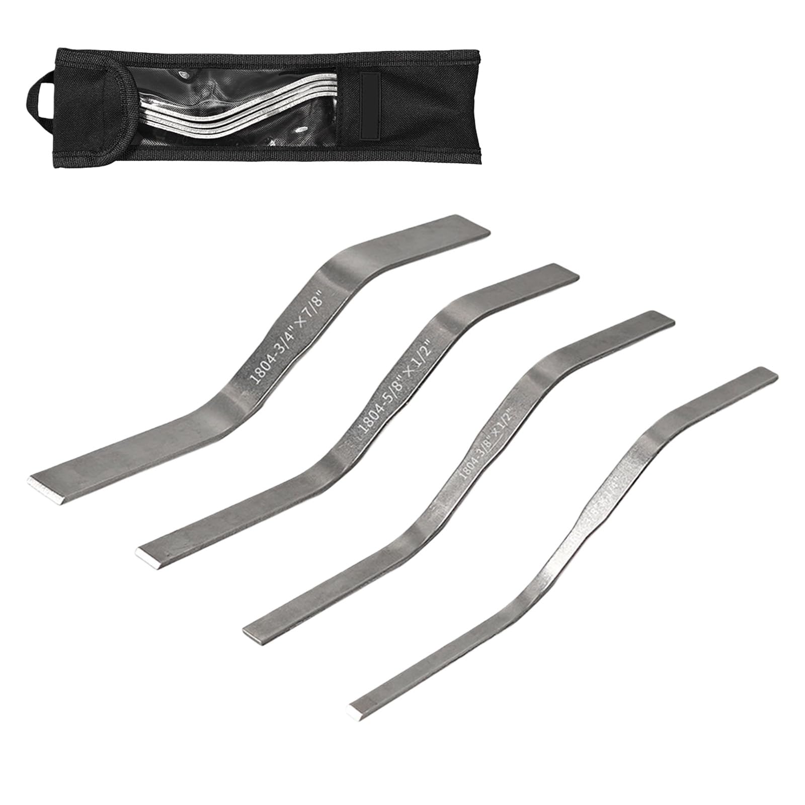 Hdoytxxm 3 / 8Inchx1 / 4Inch / / 2Inch 5 / 2Inch / 4Inchx7 / 8Inch Double Flat Head Corner Trowels Grout Spatula Set With Pvc Oxford Storage Bag Grouting Tool