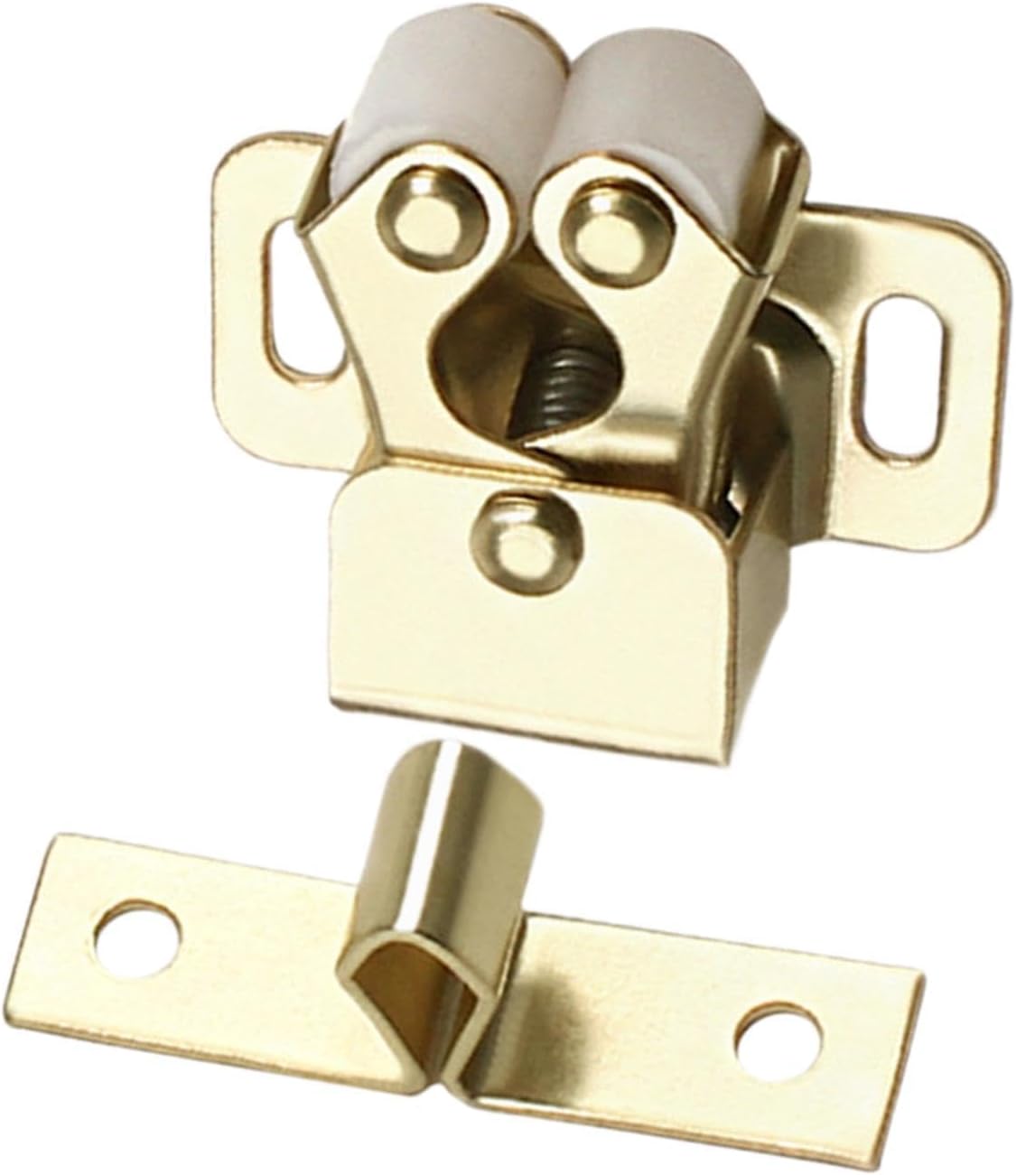 Closet Door Latch | Drawer Metal Door Catch - Furniture Latch Spring Buckle with Beads, Wardrobe Suction Buckle for Home Hotel