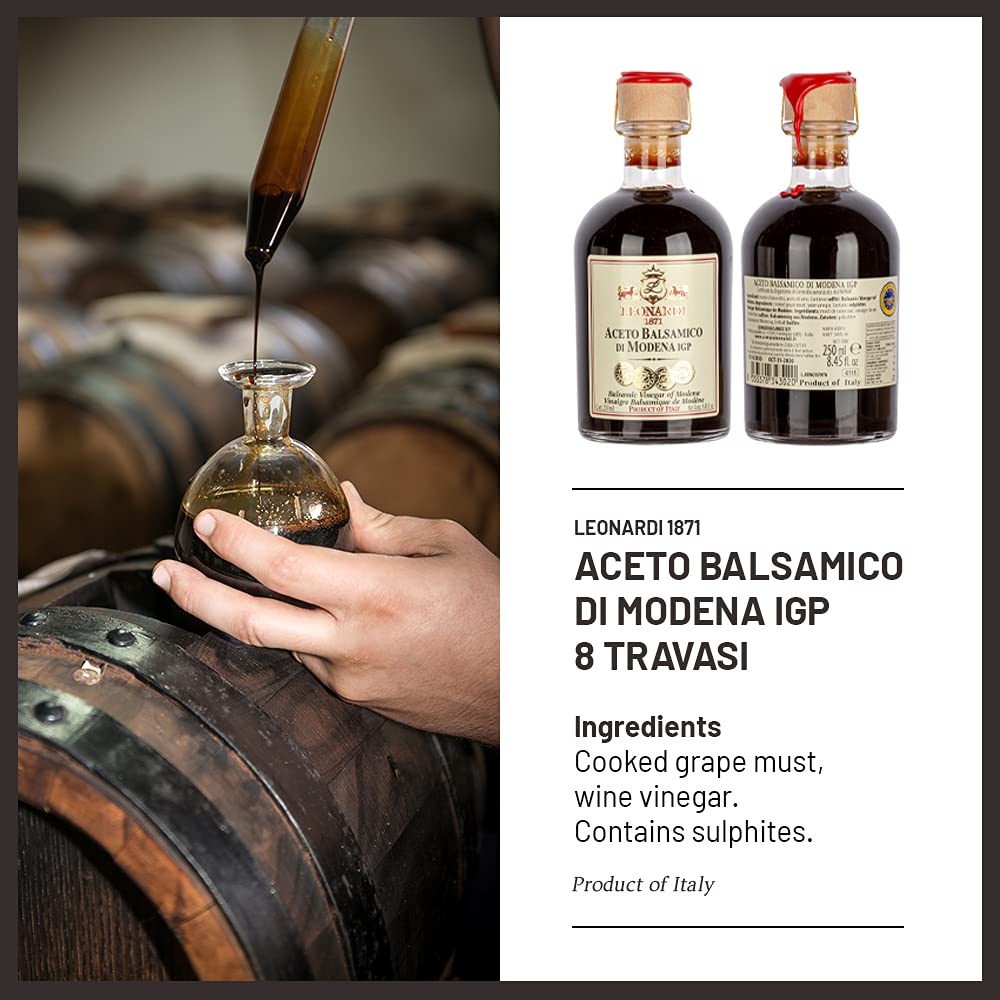 LEONARDI 1871 ACETO BALSAMICO DI MODENA I.G.P. 8 TRAVASI 250 ML