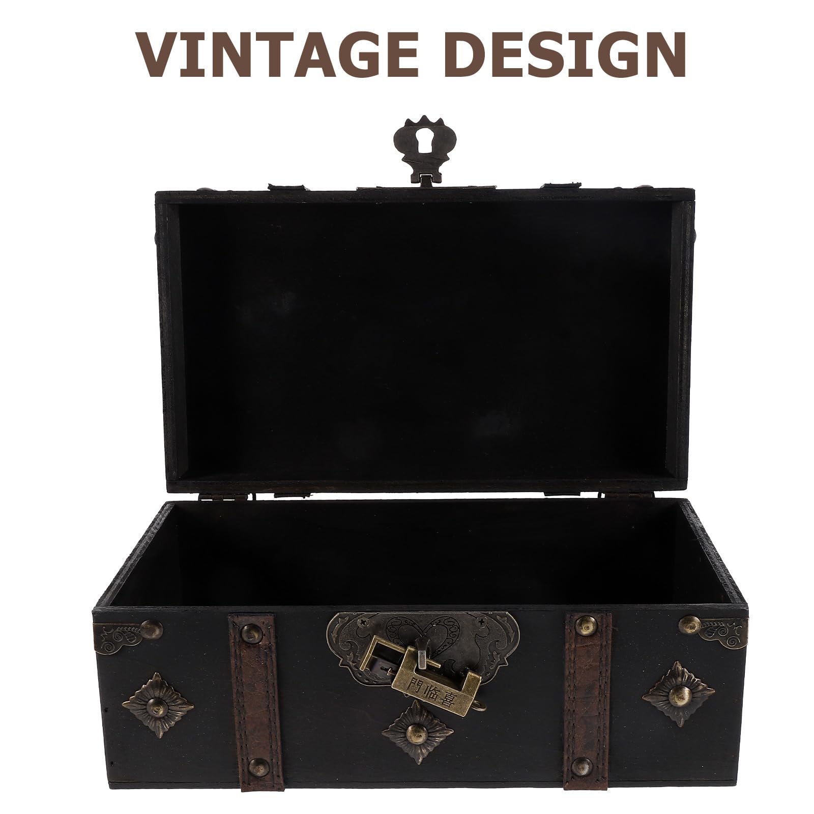 Kichvoe Vintage Schmuckkästchen mit Metall, Schmuckorganizer