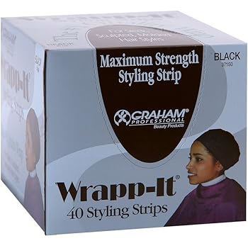 Amazon Com Wrapp It Styling Strips For Natural Hair Wrap And