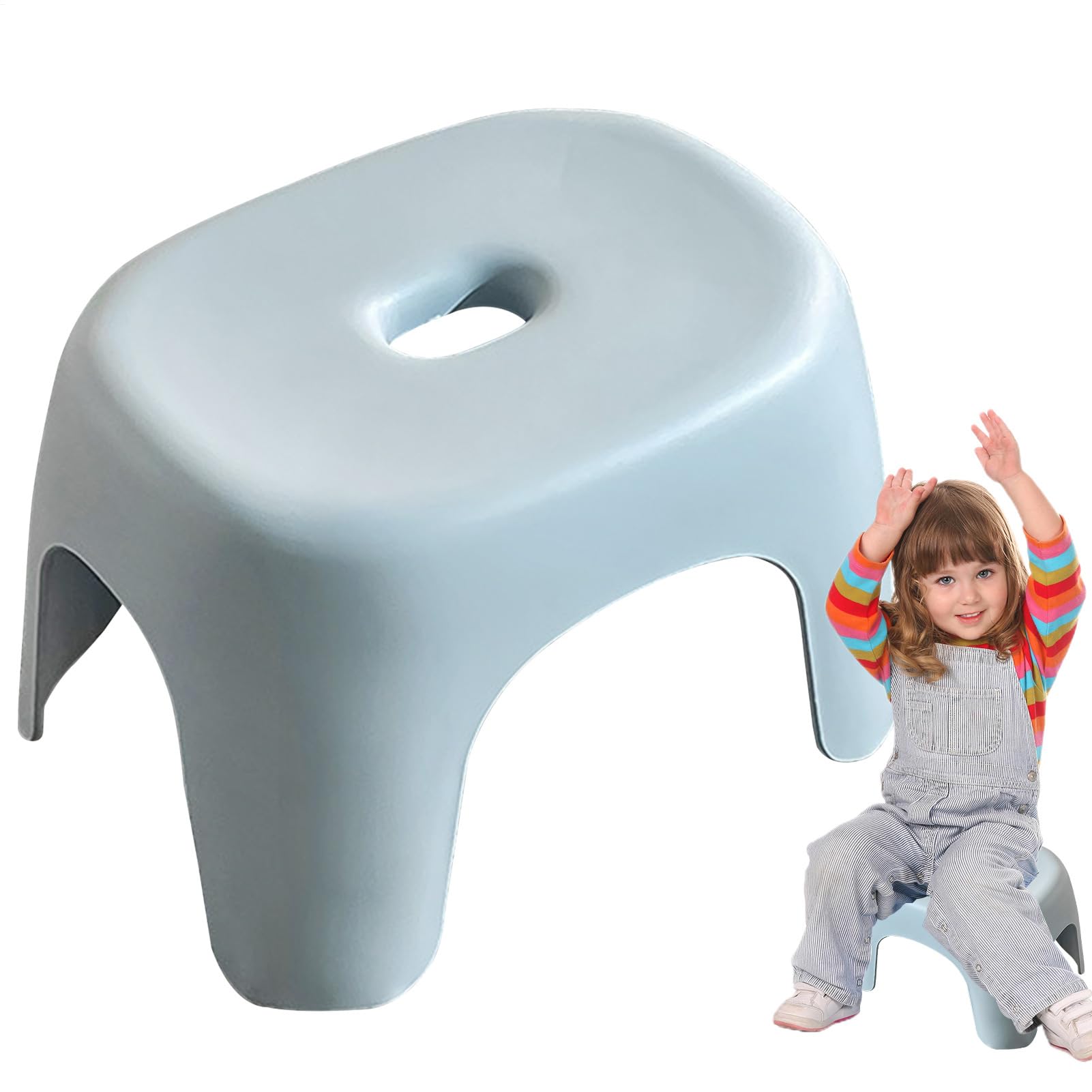 Chaise Basse et Repose-Pieds : Tabouret de Cuisine léger et Portable pour Maison
