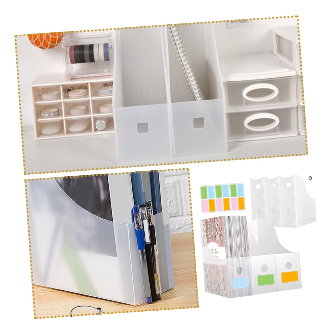 5pezzi Organizzatore Per Documenti Scrivania Trasparenti Per Scuola e Casa Per e Scolastico Design e