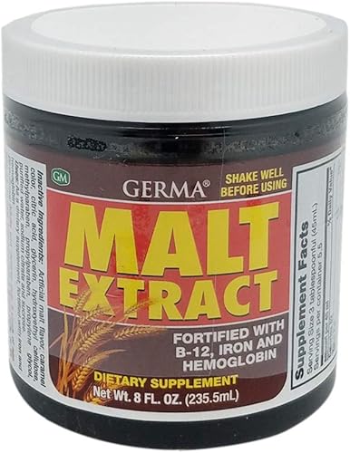 Germa Extracto de malta con vitaminas reforzadas con B-12