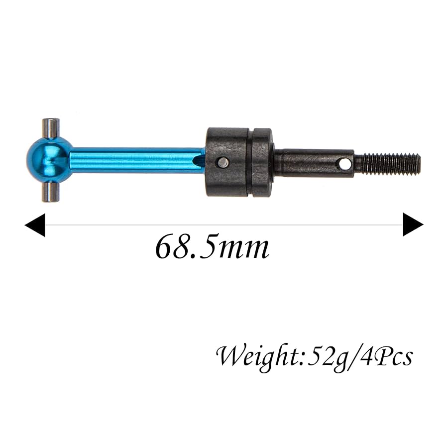 tt01 タイプD Amazon.com: Metal Universal CVD Drive Shaft Dogbone Joint