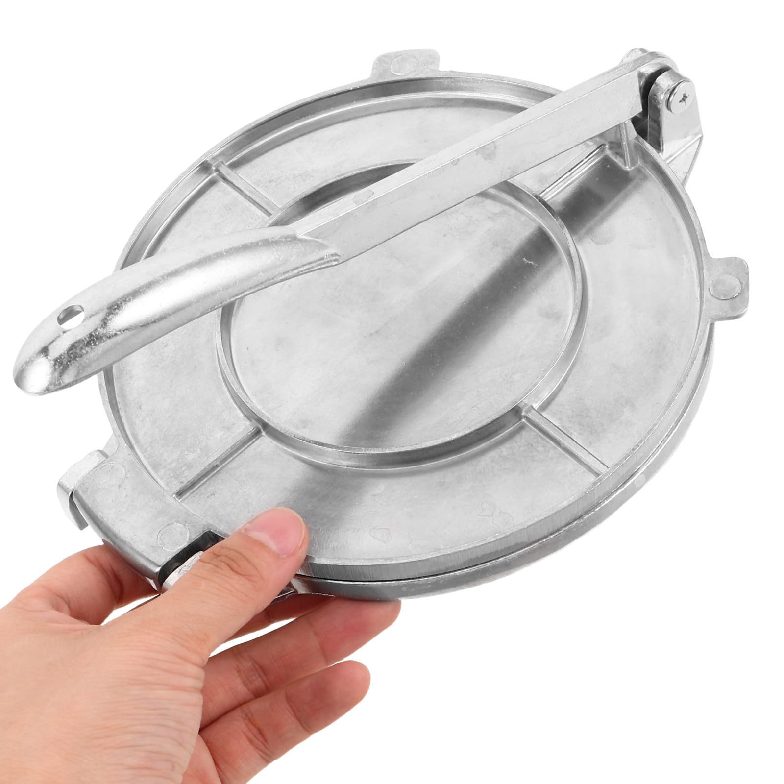 Veemoon Prensa Tortillas de Aluminio Aleación Resistente y Diseño para Principiantes, Herramienta para Hacer Bolas de Masa Hervida y Empanadas en Cocina Doméstica