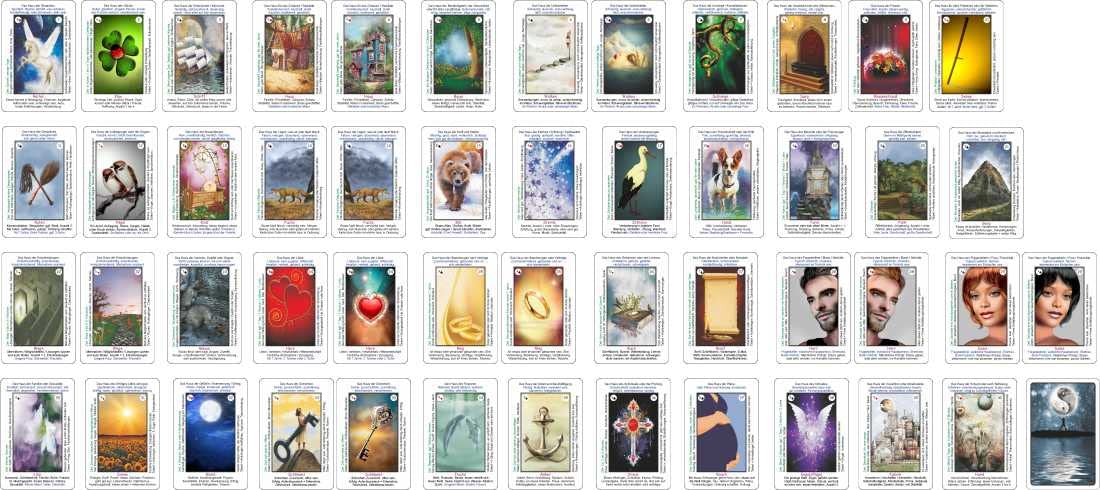 Angelinas 40 mystische Beginner - Lenormandkarten: + 9 Tauschkarten in der dritten Neuauflage
