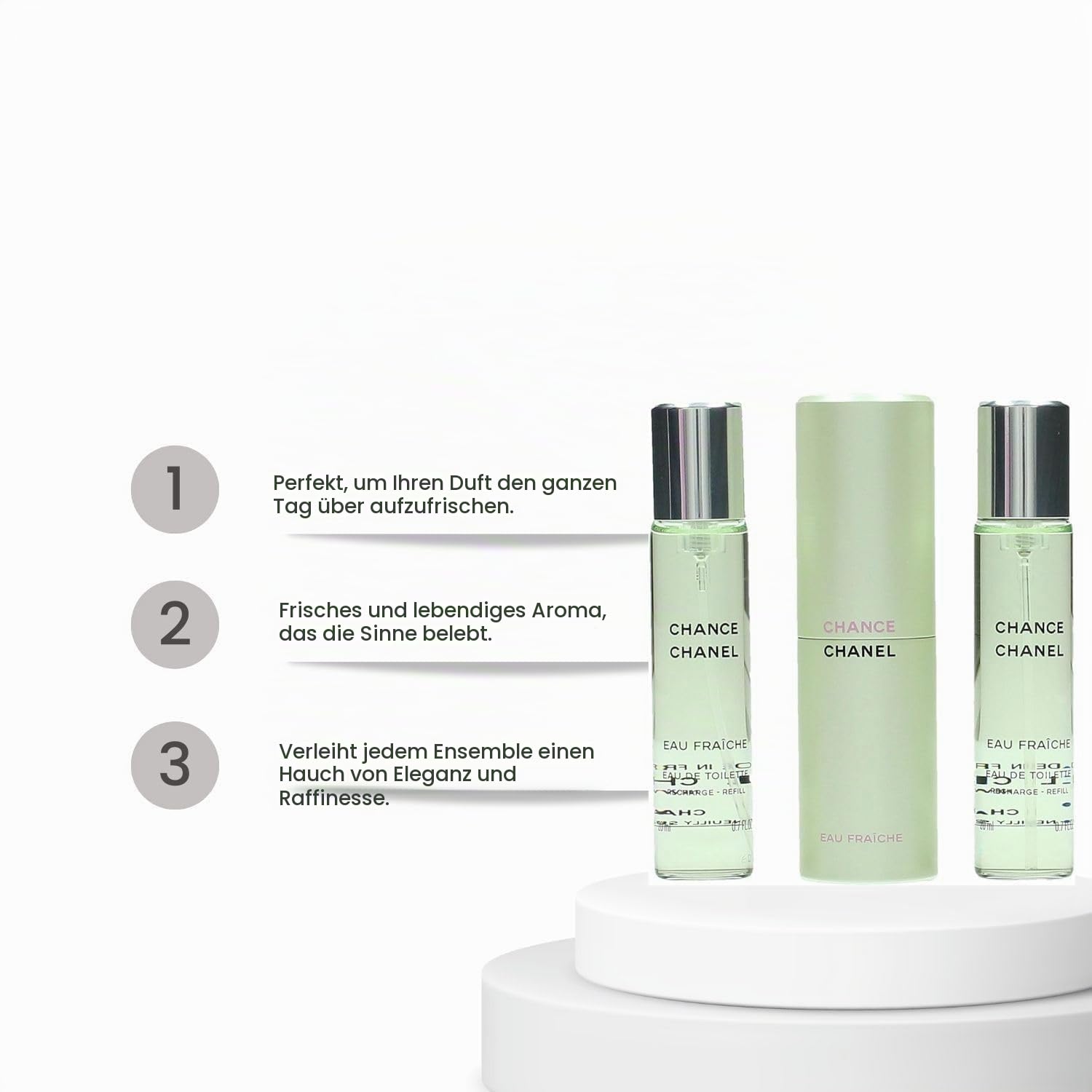 Chanel Chance Fraiche femme/woman, geschenkset (Eau de Toilette, 3x 20 ml), 1 Set
