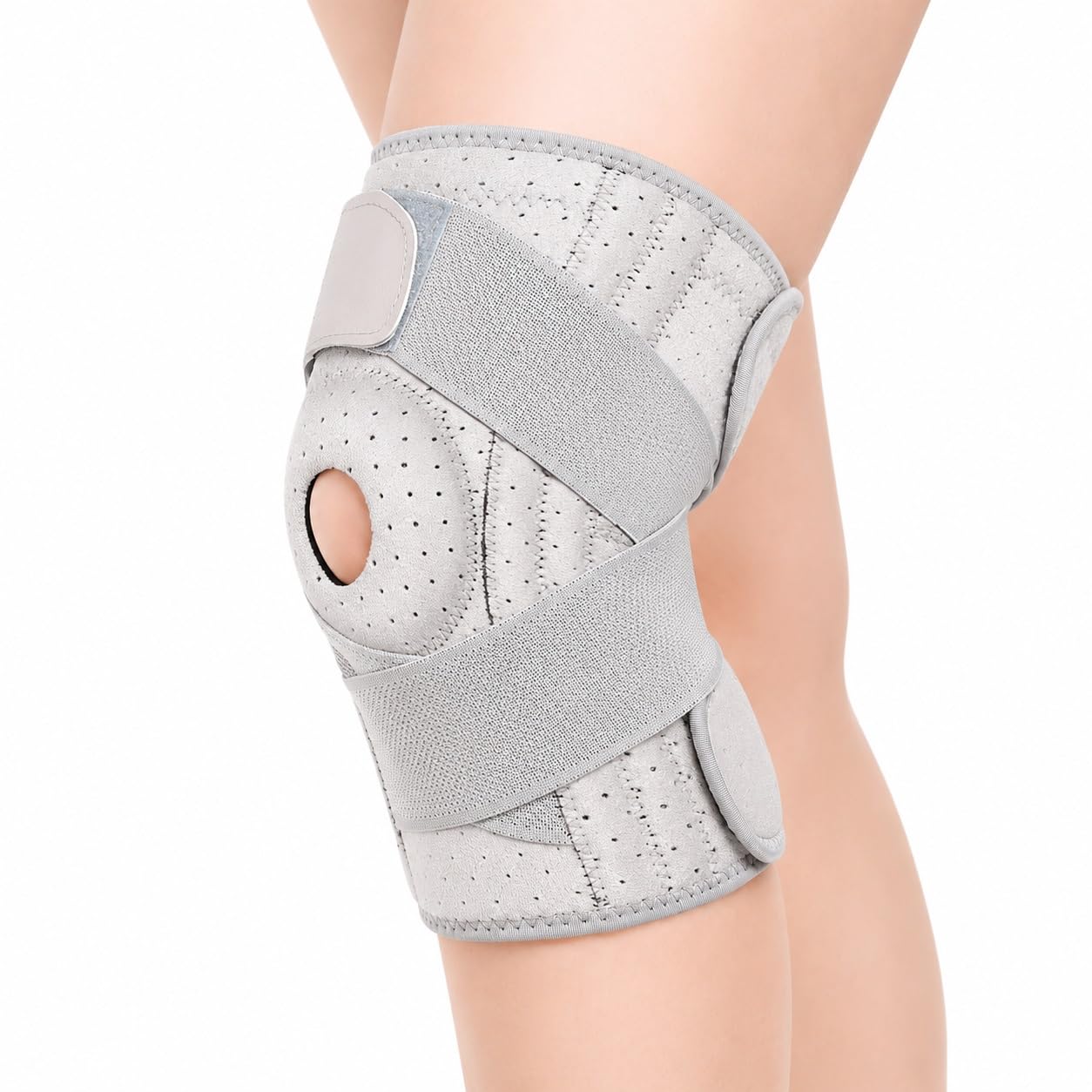Rodillera para el dolor de rodilla para mujeres y hombres. Correa de soporte para el tendón rotuliano. Soporte de rodilla para rótula abierta, para desgarro de menisco, alivio de la artritis. Man