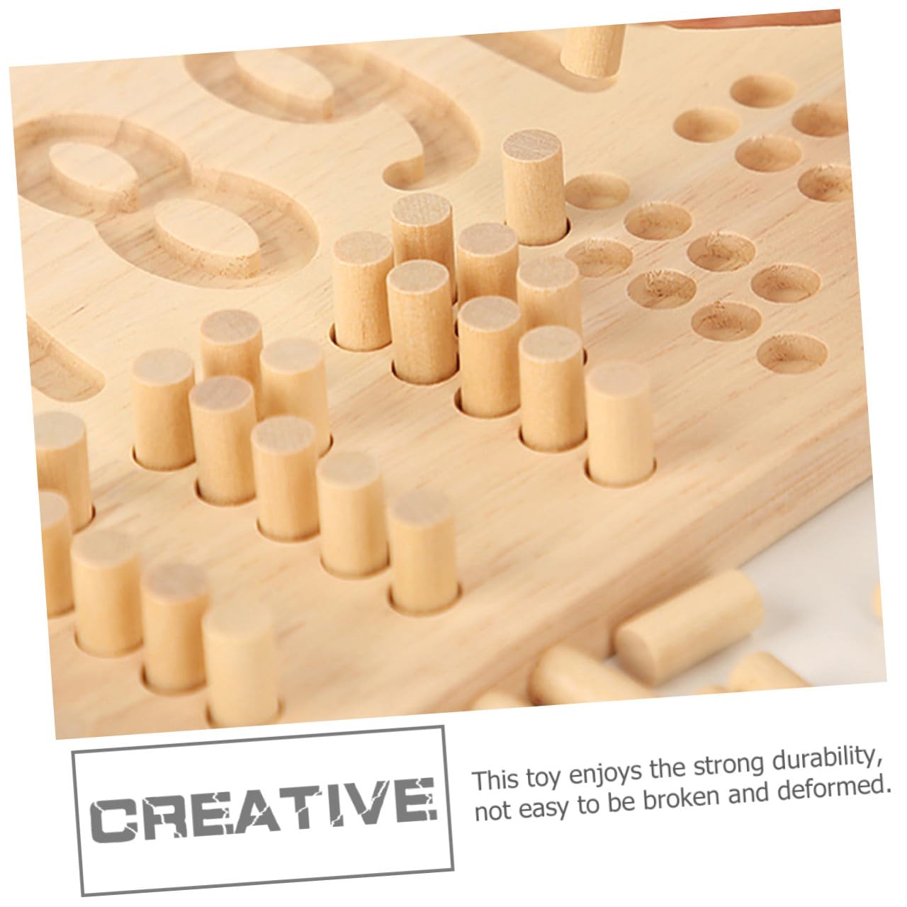 Tablero de Trazado de Números de Madera, Juego 1 Pieza