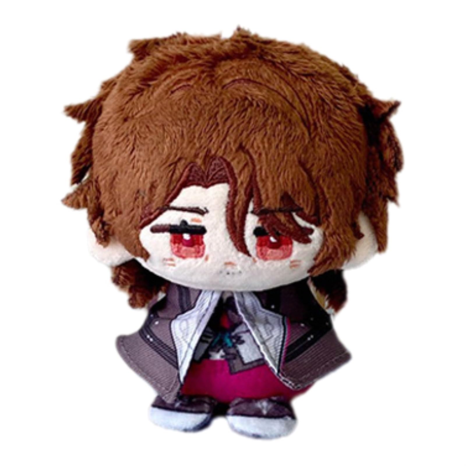TOPLITHE Star Rail Plush, 12CM Cute Anime Plush Honkai Keychain Soft Adorable Cotton Plushie Doll for HSR Gamer Fans Gifts(Gallagher)