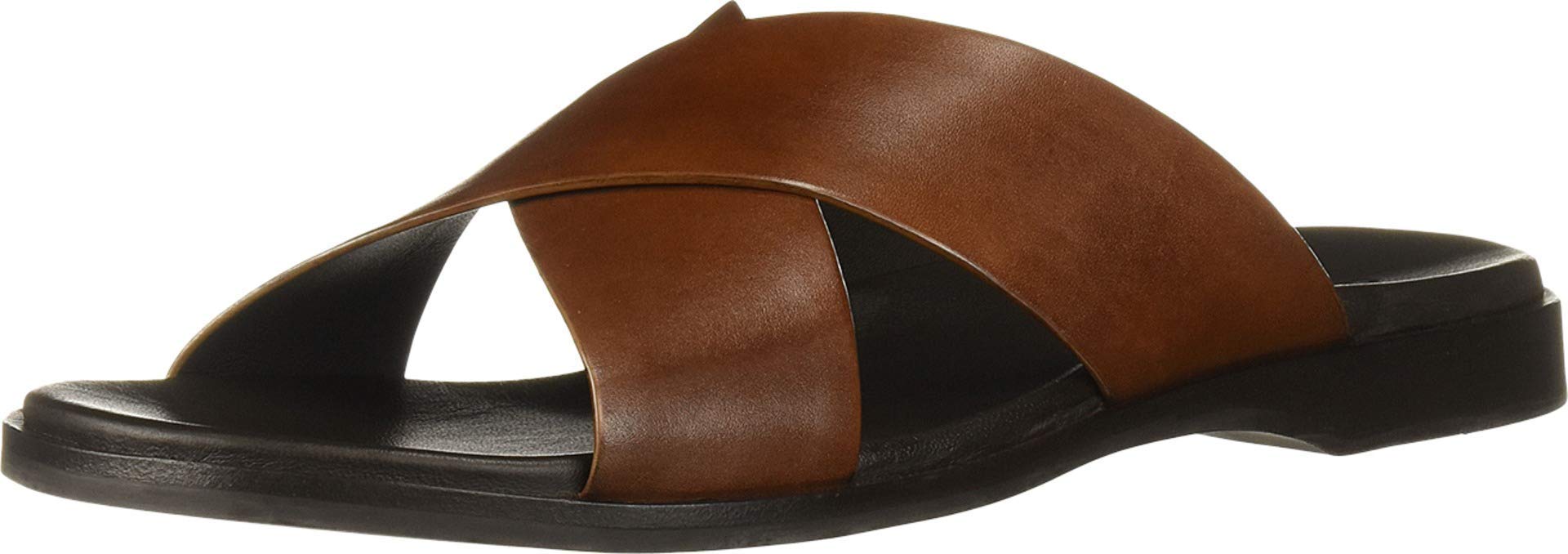Cole Haan Men\'s Goldwyn2.0 Crisscross Sandals in the British Tan Smooth Clothing Cole Haan Goldwyn Leather Sandal Leather Sandals  main image 3