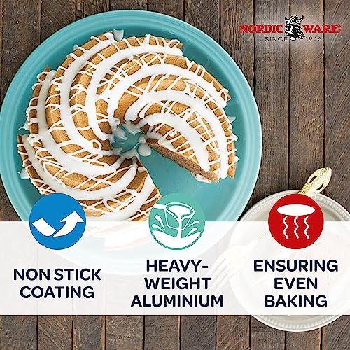 Nordic Ware Platinum Collection Heritage forma de bolo