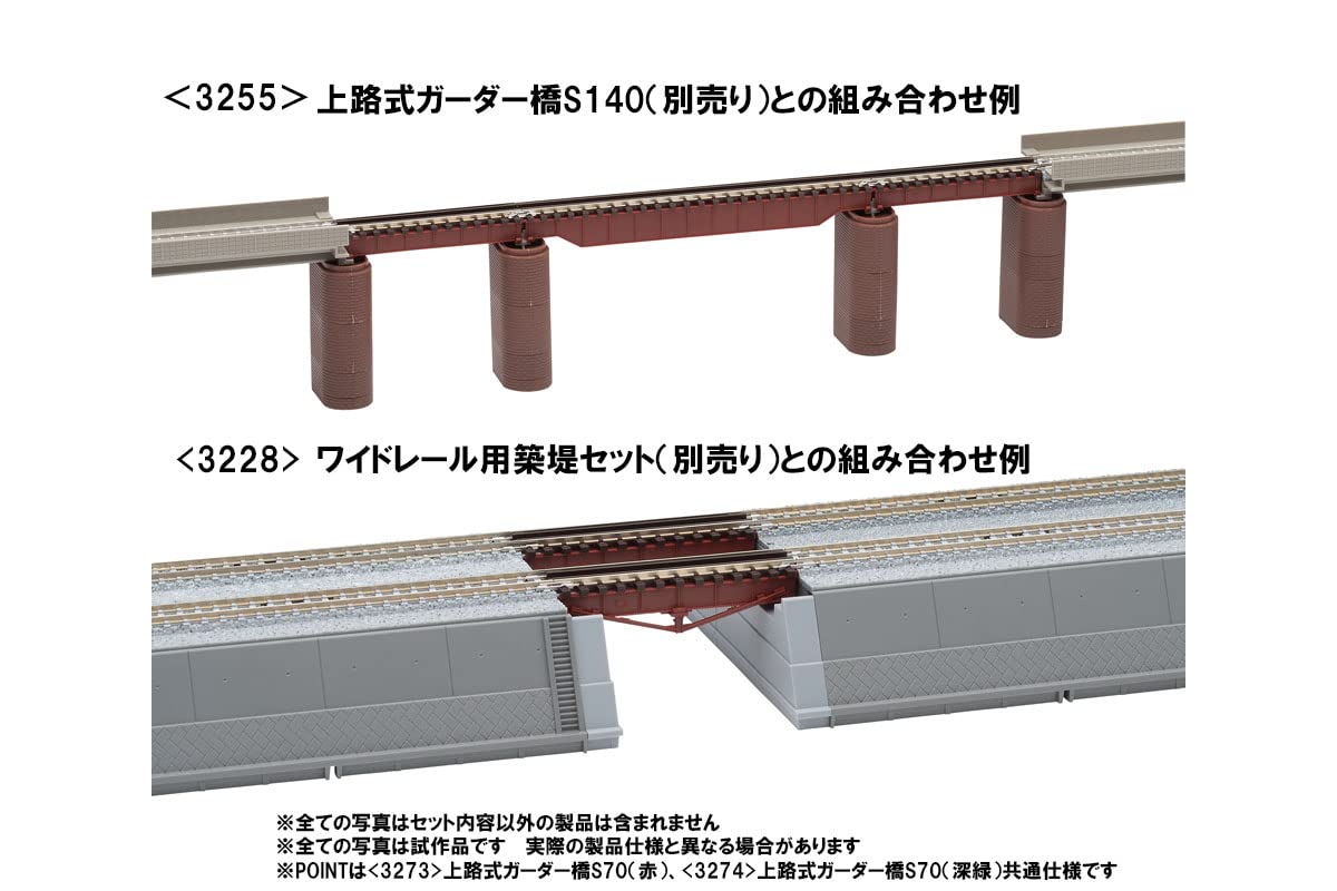 Amazon | トミーテック(TOMYTEC) Nゲージ 上路式ガーダー橋 S70 (F) 赤