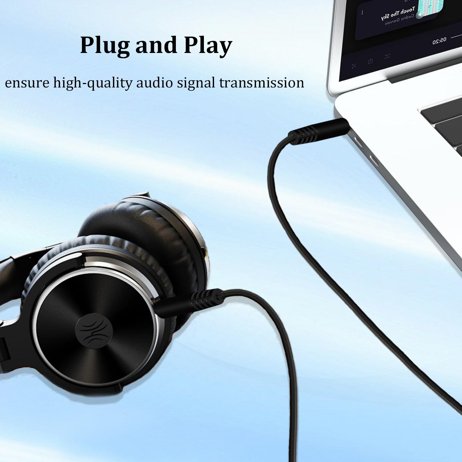 Amazon | Xintronics 交換用オーディオケーブル OneOdioヘッドフォン用