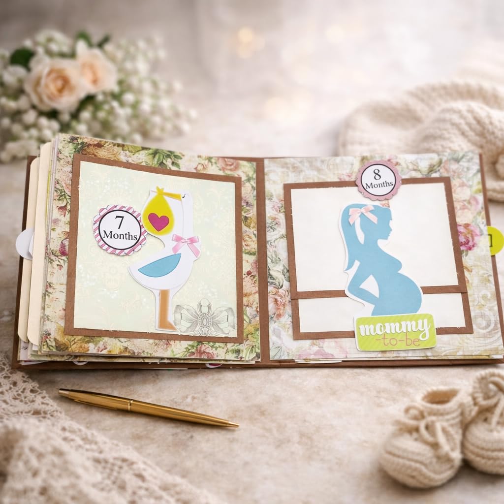 Mom to Be Scrapbook - Pregnancy Journal Album -7
