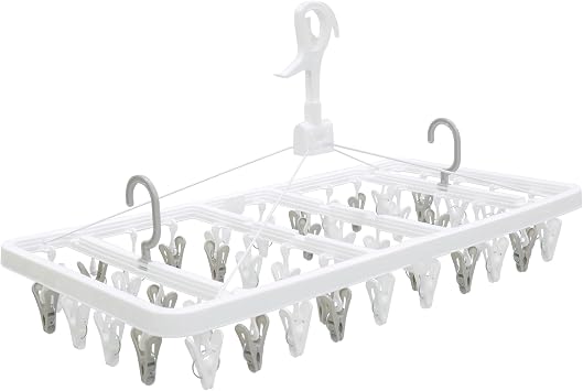 Towa Sangyo Pinch Corner Hanger, 42 Pinch, Pull Only, Corner Hanger, Side Hook, Laundry Hanger, Pinch Hanger, Foldable, Laundry Dryer, Clothes Drying Hanger