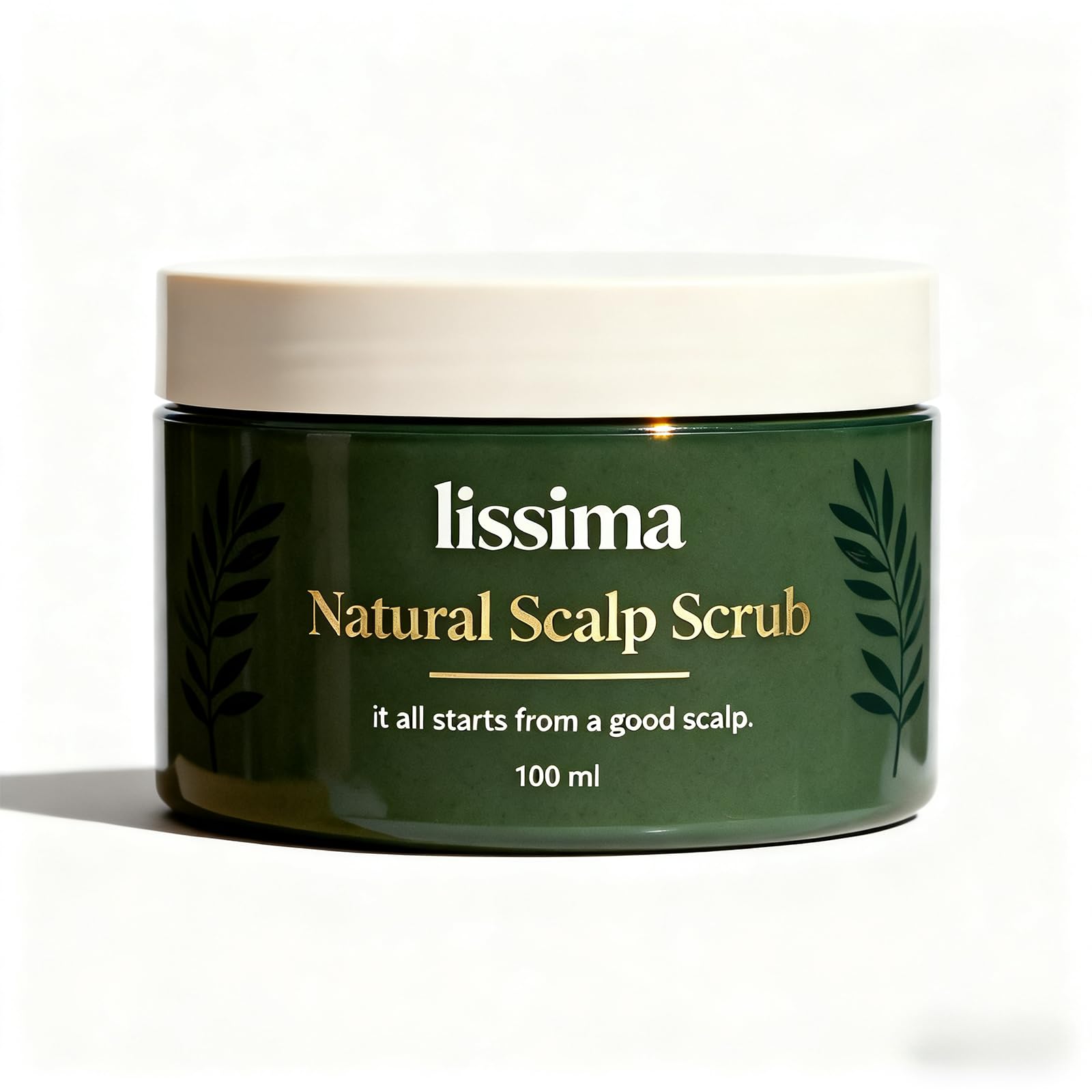 Lissima Natural Scalp Scrub, Gentle Exfoliating Scalp, Natural Botanical Formula Avocado & Grapeseed Oils