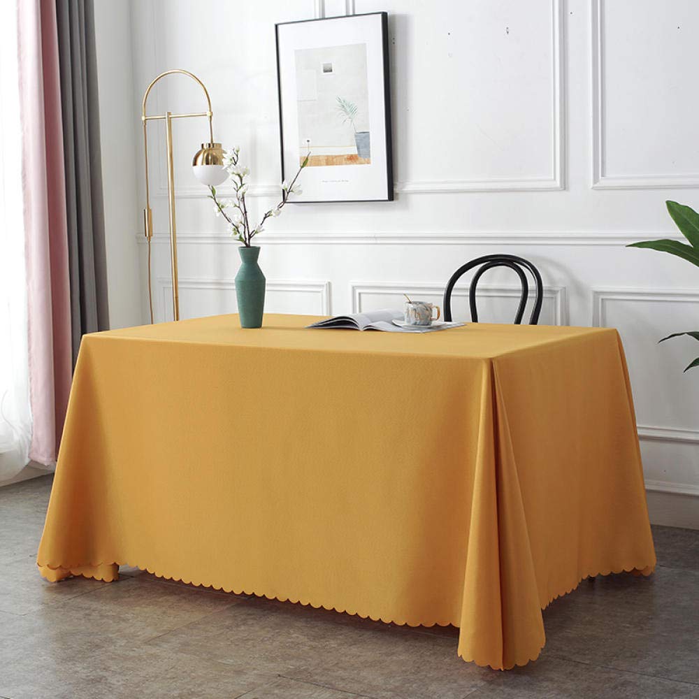 Manteles Estampados Antimanchas Resistente Al Desgaste Suave Colores Decoracion Hogar Dorado 200 × 340cm