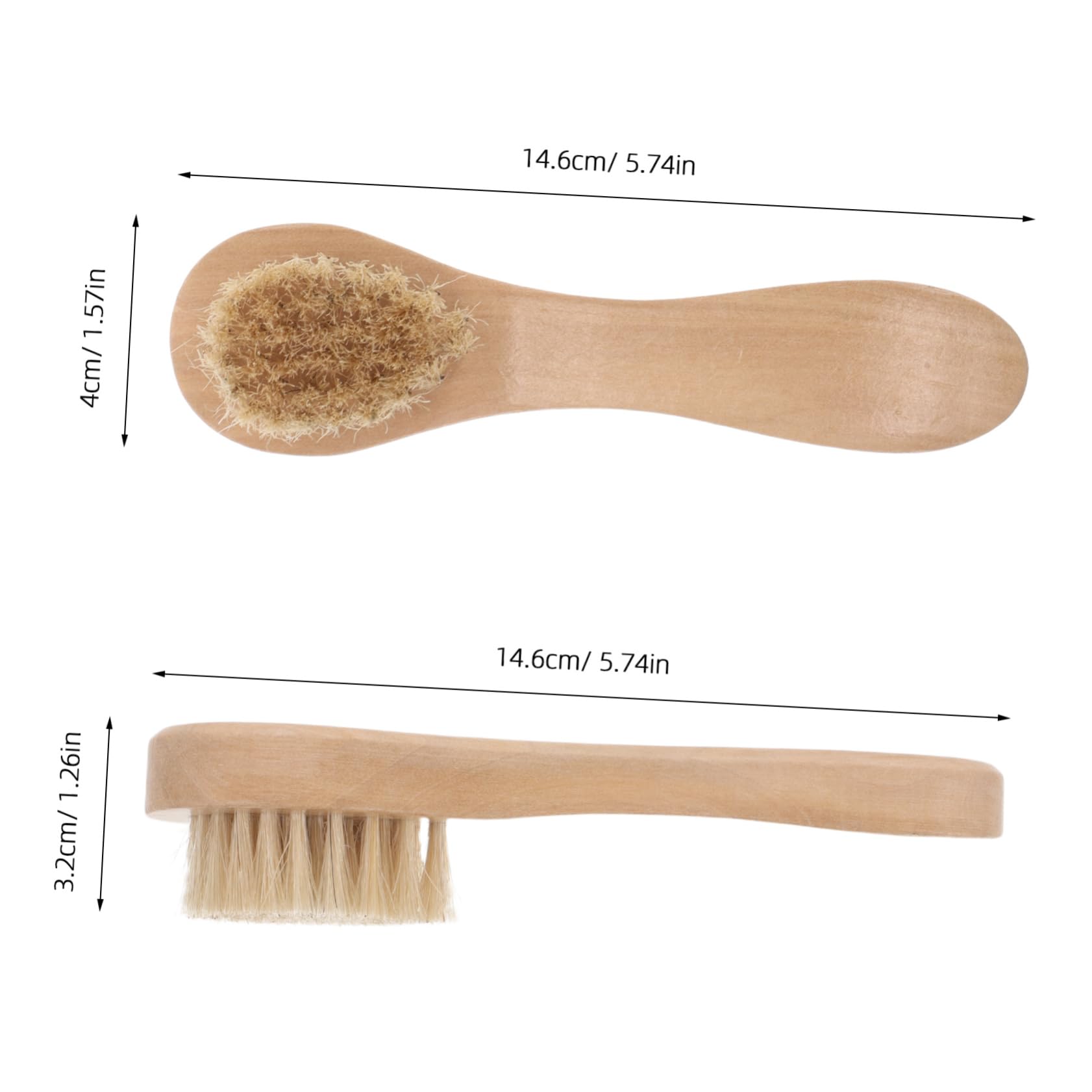 HAPINARY Multi Function Shower Brush for Body Exfoliation and Relaxation Portable Travel Cleansing Brush Gentle Exfoliating Scrubber Suitable for All Skin Types