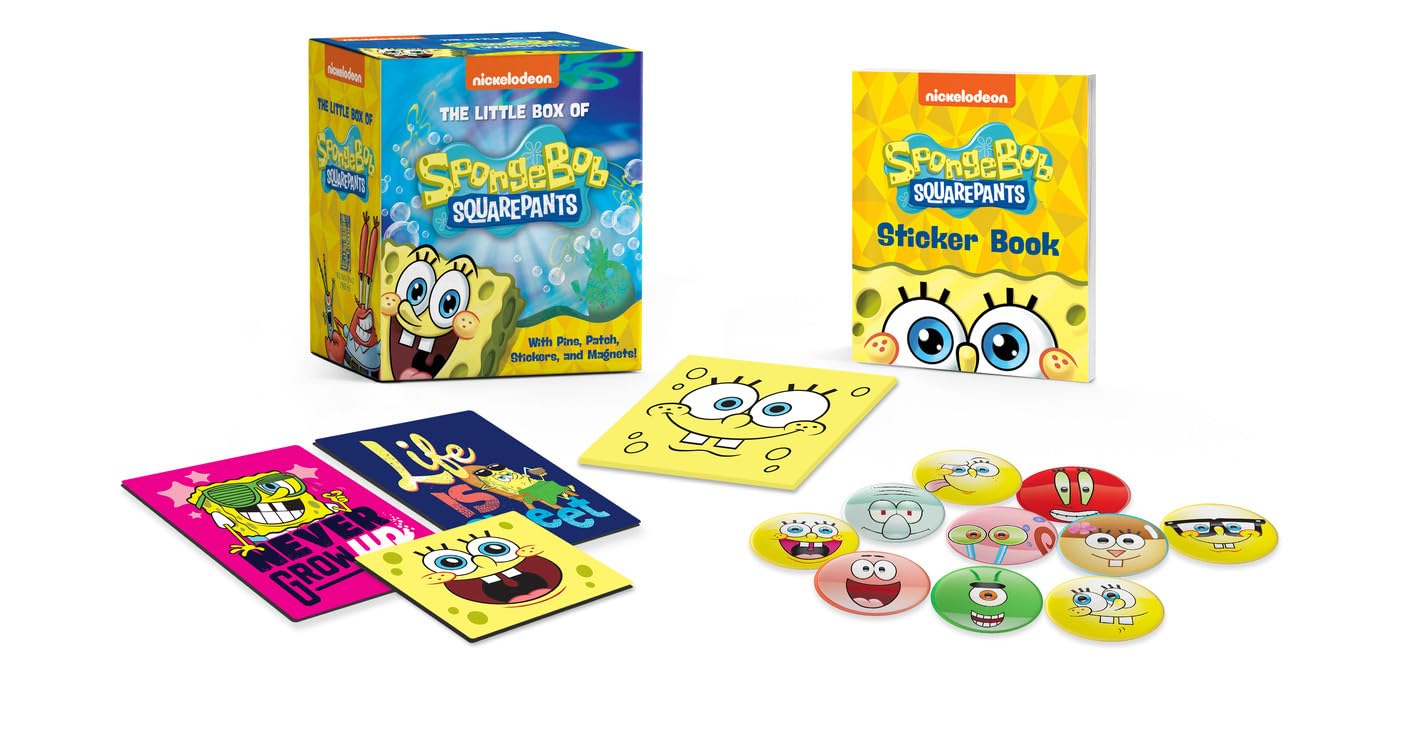 The Little Box of Spongebob Squarepants: With Pins, Patch, Stickers, and Magnets! (Miniature Edition)