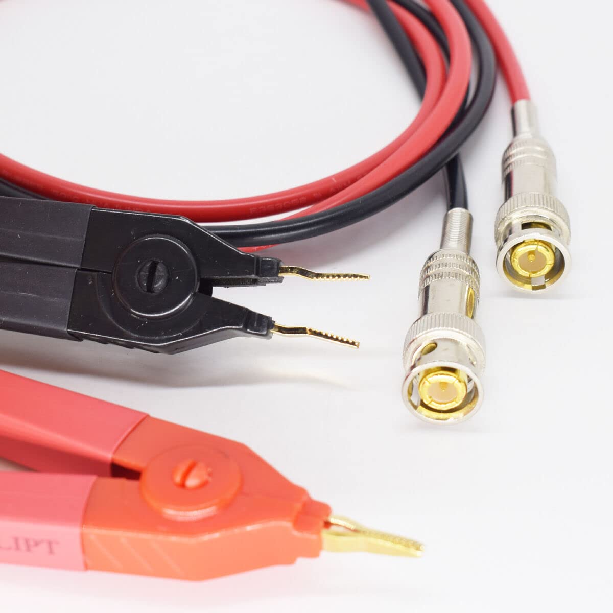 10pairs 1.2M/4FT BNC Male To Kelvin Clip for LCR Meter Probe Test Cable