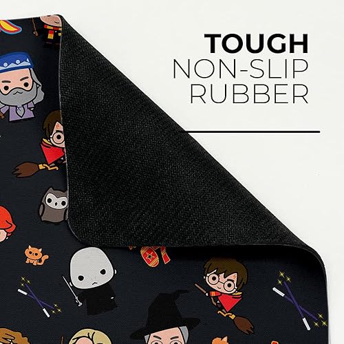 Miniatura 4 de Alfombrilla de mouse original y oficial de Harry Potter para PC, multicolor, alfombrilla de mouse de computadora (Harry Potter 026 multicolor)