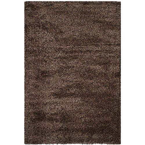 Image of Imra Carpet for Hall 10 x 14 feet Handwoven Fluffy Shag Collection with 2 inch Thickness (330X420 cm) Color Mushroom