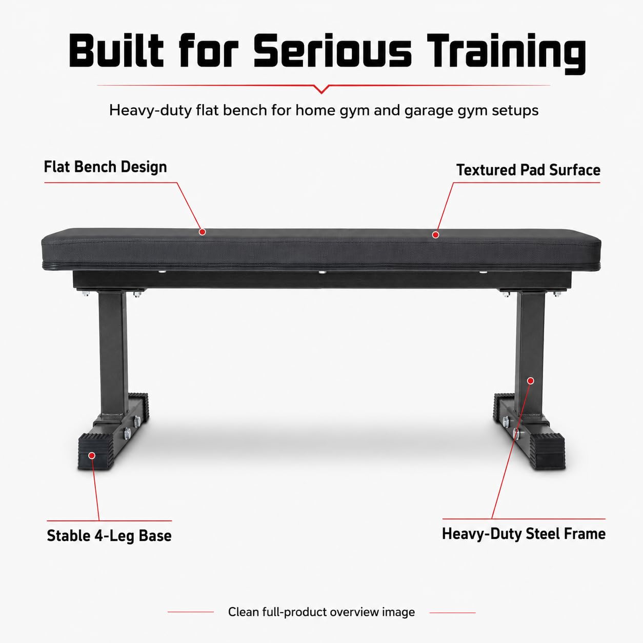 Fitness Flat Weight Bench, Heavy Duty Workout Bench For Home Gym, Folding Fitness Equipment For Strength Training, Adjustable Utility Platform For Dumbbells, Bar游戏副本, Lifting And Core Exercises