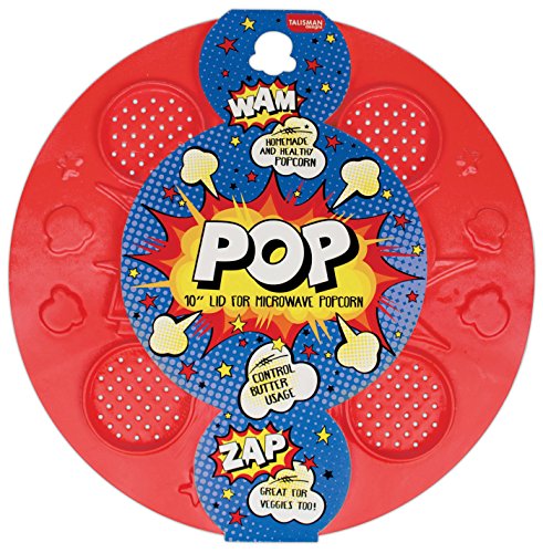 Talisman Designs 00545 Pop Microwave Popcorn Lid, Silicone