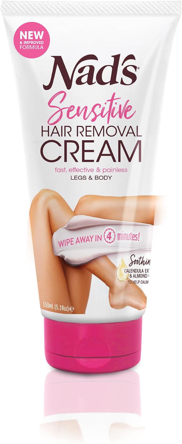 NAD'S 4903En06 Sensitive Hair Removal Cream, 5.1 Ounce