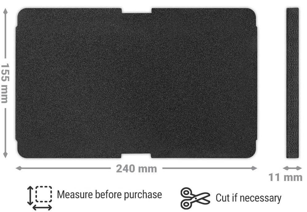 Spares2go Spugna Della Gomma Piuma Filtro Evaporatore Pads Per Beko Asciugatrice (Confezione Da