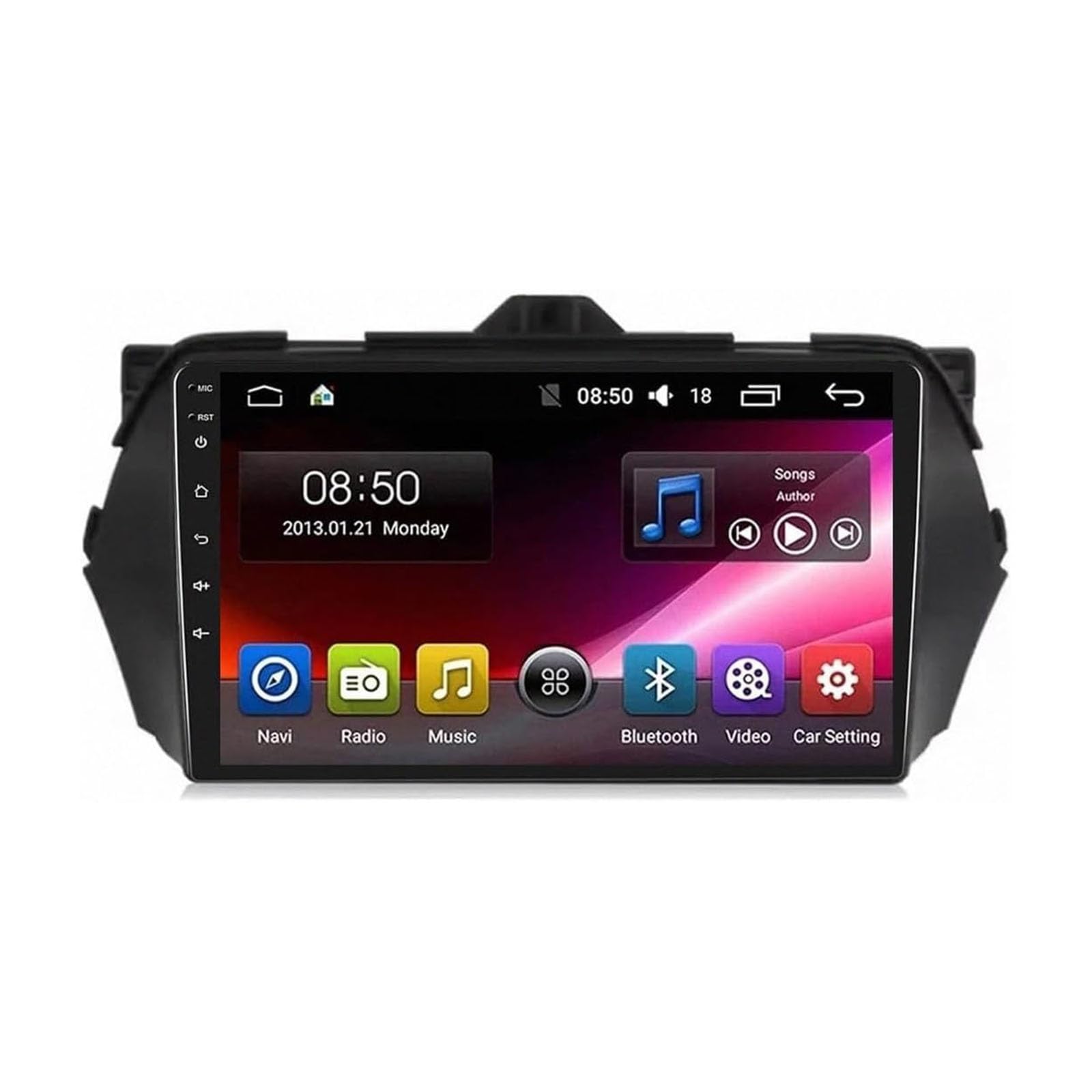 Radio samochodowe do Suzuki Ciaz 2014-2018 | Ekran dotykowy z systemem Android 15 z bezprzewodowym systemem Android Auto GPS WiFi Navi SWC FM (8-rdzeniowy 4 + 64 G)