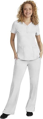 Miniatura 3 de Healing Hands Taylor Pantalones de mujer de altura media con 2 bolsillos y cintura elástica trasera 9095