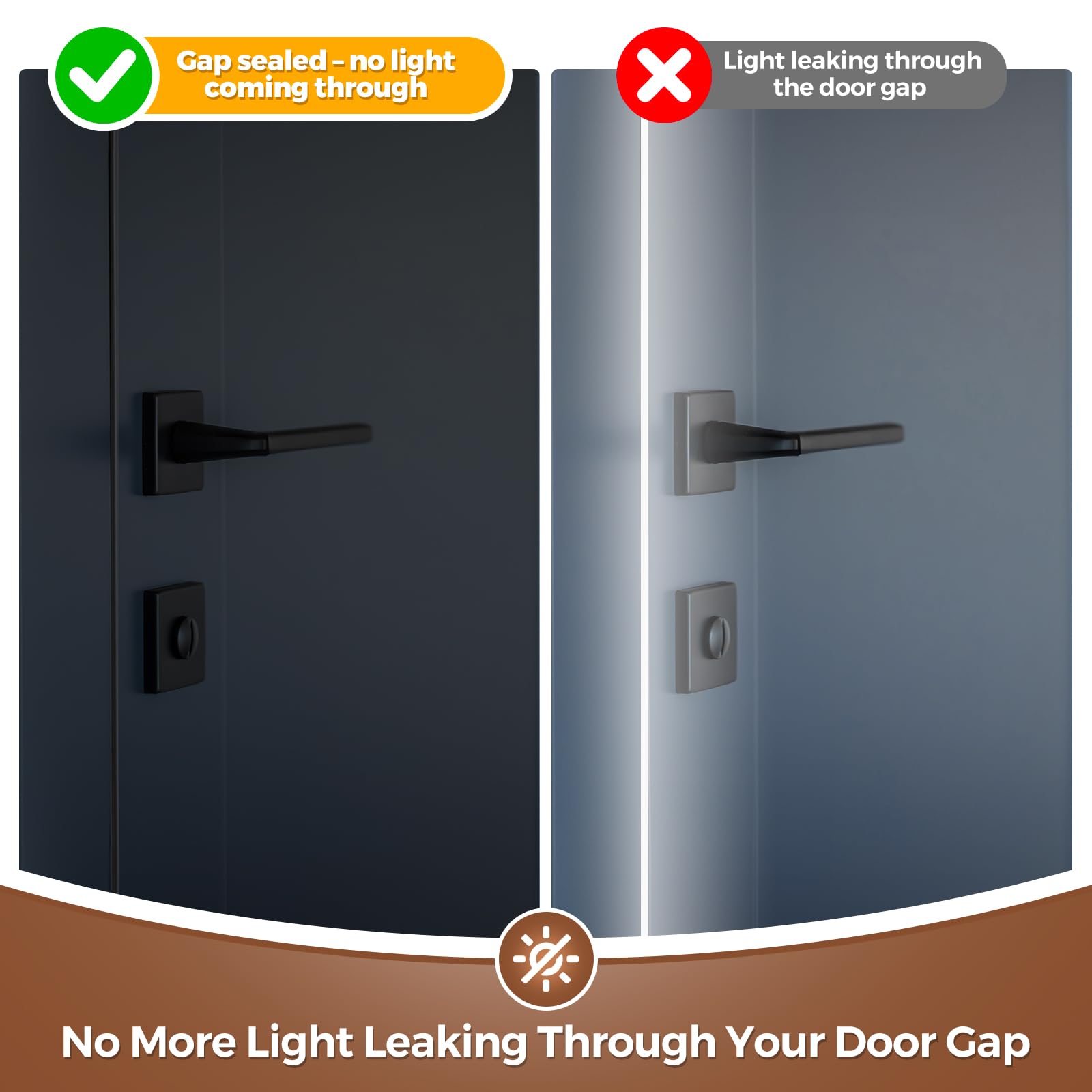 40FT Weather Stripping Door Seal, Kerf Style Foam Strip for Large Gaps, with Scraper Tool for Exterior and Interior Frames, White - 3