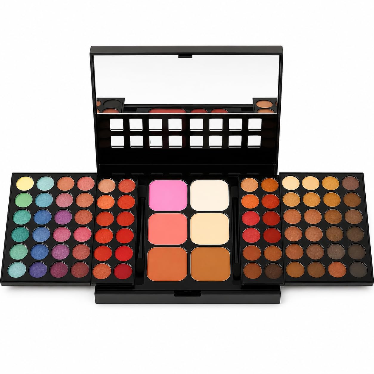 Sedell Paris Deluxe 78-Color Sliding Makeup Studio – Bold to Neutral in One Case-image-26
