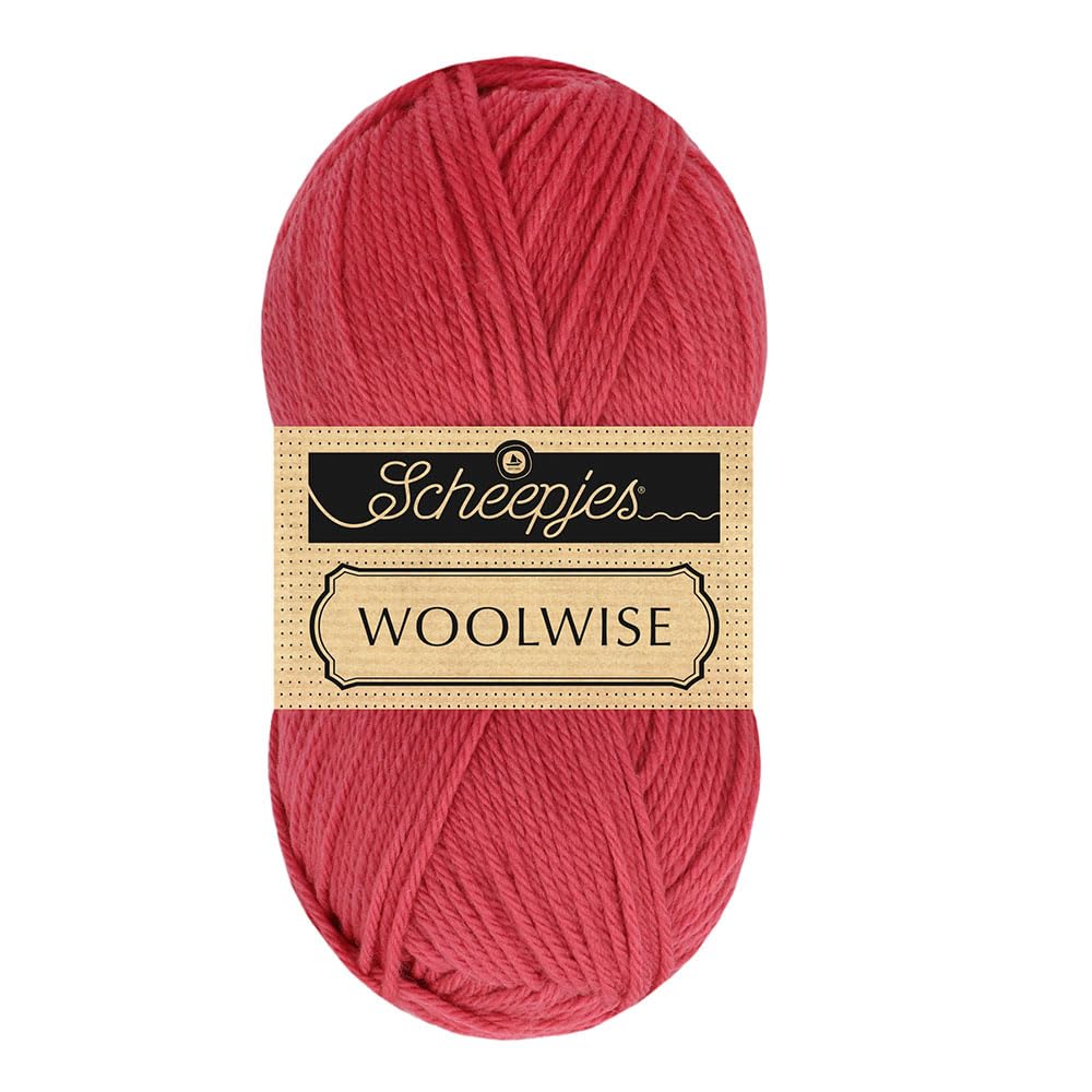 Scheepjes Woolwise 100g - 727 Ashen Rose, Premium Superwash Merino Yarn, 1x100g